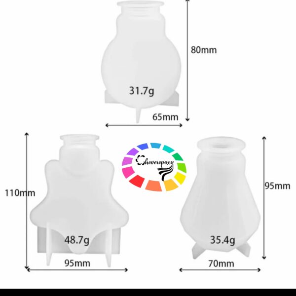 Molde Encapsulado Bombillo Ampolleta Plano - Imagen 3